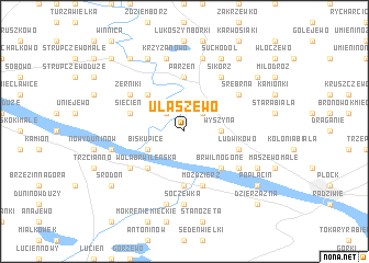 map of Ulaszewo