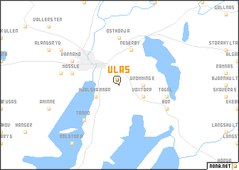 map of Ulås