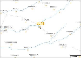 map of Ulaş