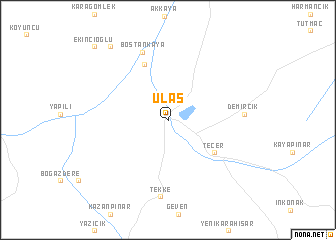 map of Ulaş