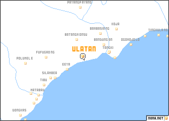 map of Ulatan