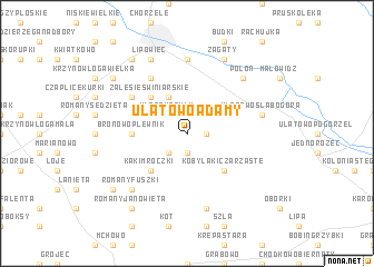 map of Ulatowo Adamy