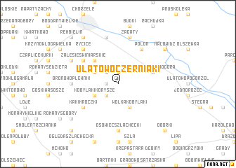 map of Ulatowo Czerniaki