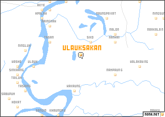 map of Ulauk Sakān