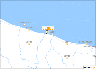 map of Ulau 1