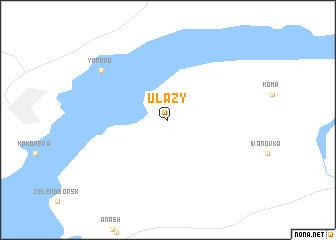 map of Ulazy