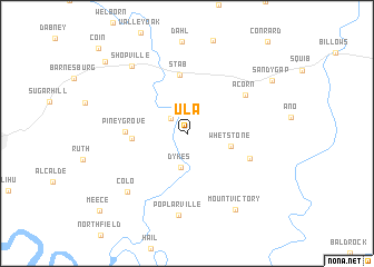 map of Ula