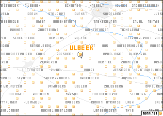 map of Ulbeek