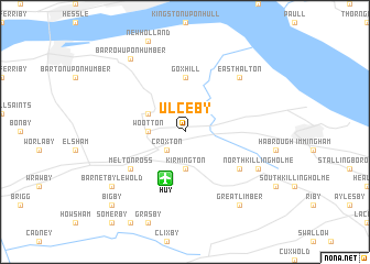 map of Ulceby