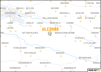 map of Ulcombe