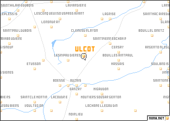 map of Ulcot