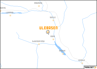 map of Ulebåsen