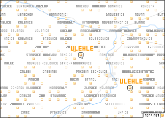 map of Úlehle