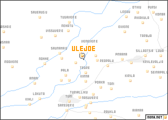 map of Ülejõe