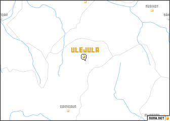 map of Ulejula