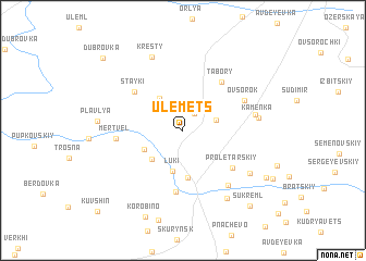 map of Ulemets