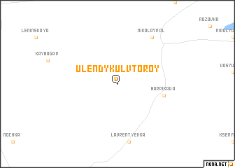 map of Ulendykul\