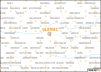 map of Uleniec