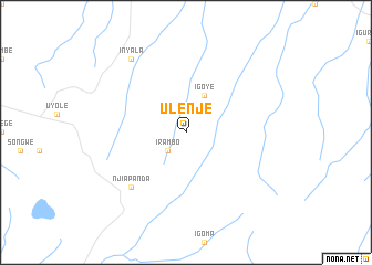 map of Ulenje