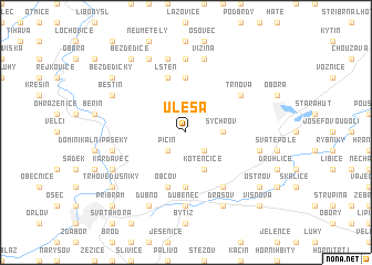 map of U Lesa