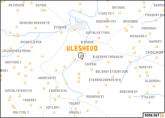 map of Uleshevo