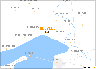 map of Uleyevo