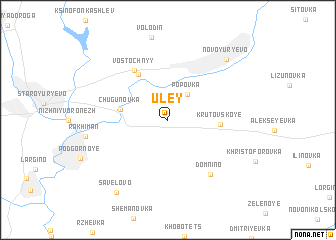 map of Uley