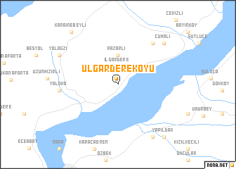 map of Ulgardereköyü