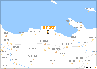 map of Ülgase