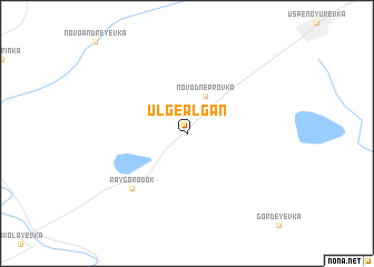 map of Ulʼge-Algan