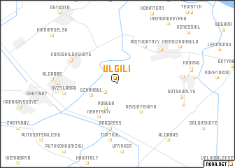 map of Ulʼgili