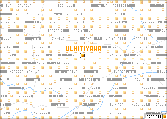 map of Ulhitiyawa