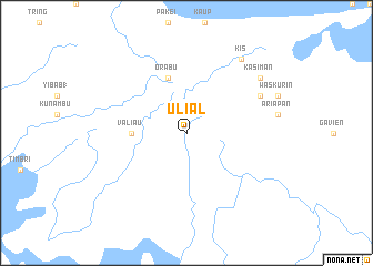 map of Ulial