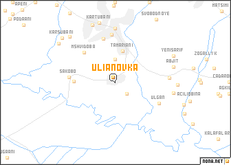 map of Ulianovka