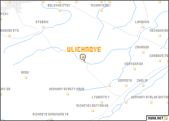 map of Ulichnoye