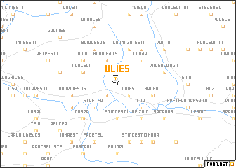 map of Ulieş
