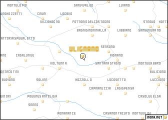 map of Ulignano