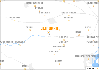 map of Ulinovka