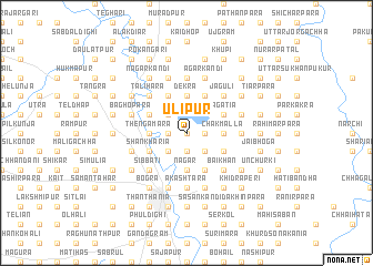 map of Ulipur