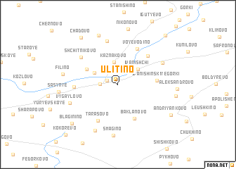 map of Ulitino