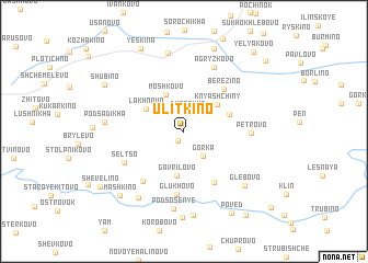 map of Ulitkino