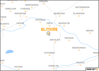 map of Ulitkino