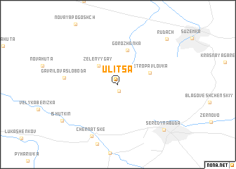 map of Ulitsa