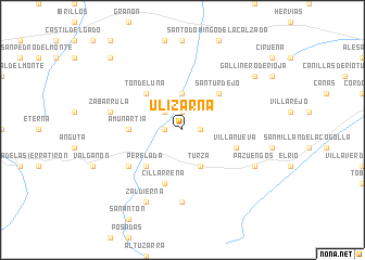 map of Ulizarna