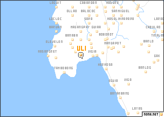 map of Uli