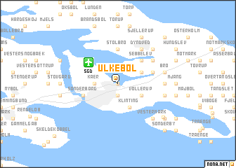 map of Ulkebøl