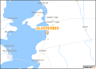 map of Ulʼkenenbek