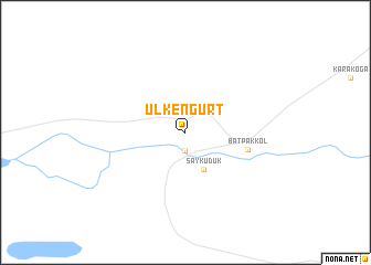 map of Ulʼken-Gurt