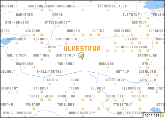 map of Ulkestrup