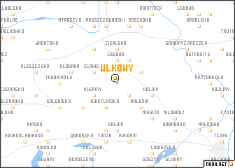 map of Ulkowy